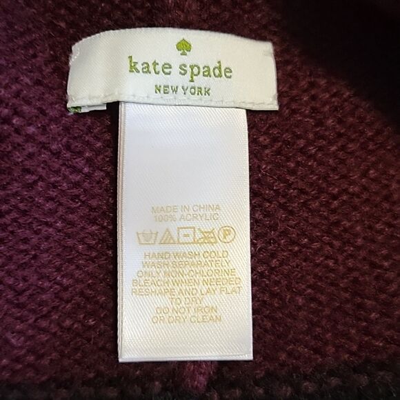 KATE SPADE COLOR BLOCK BEANIE WINTER HAT - Picture 5 of 5